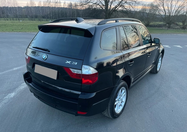 BMW X3 cena 34900 przebieg: 231000, rok produkcji 2008 z Nidzica małe 436